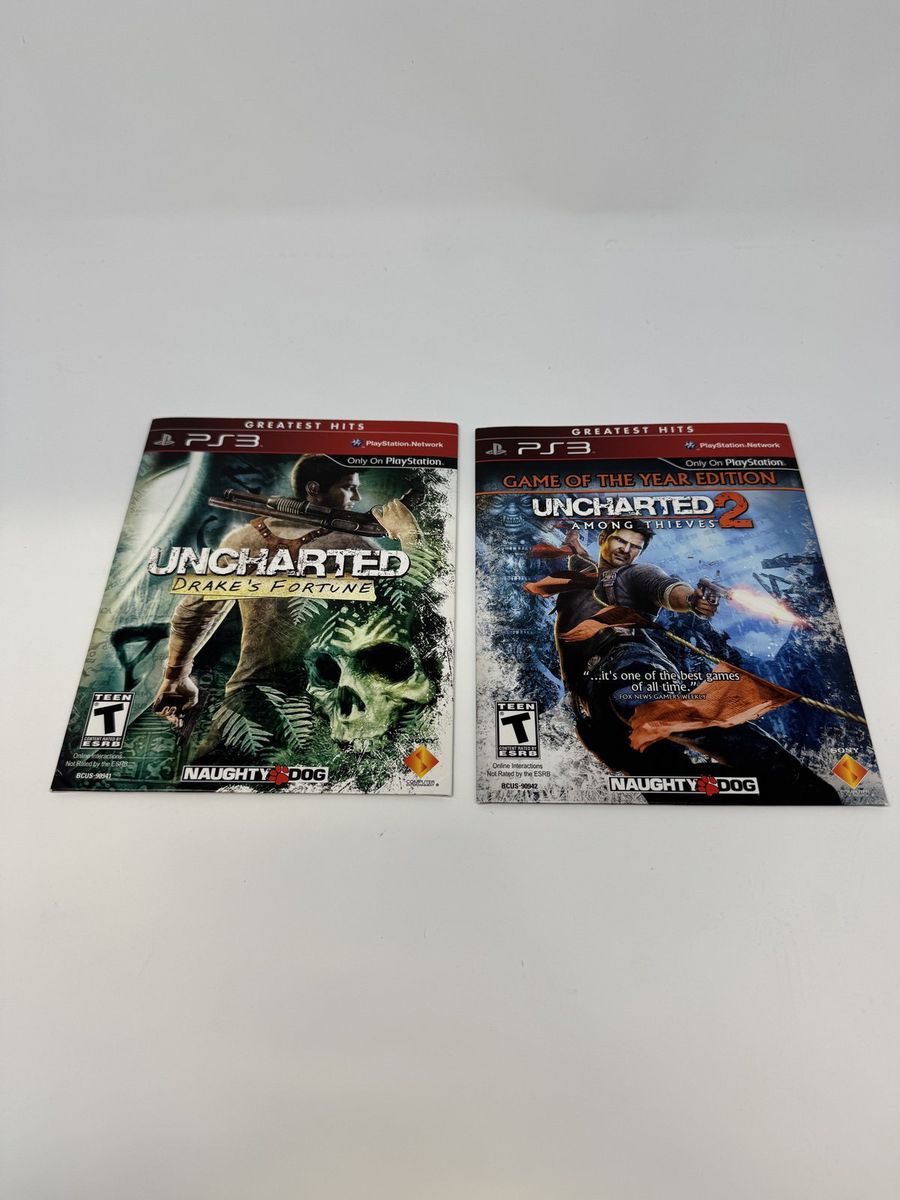 Uncharted 1 & 2 PS3 sleeves