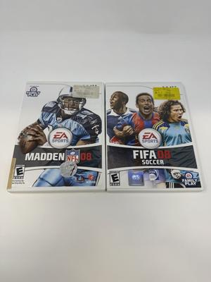 Madden 08 + FIFA 08 Wii