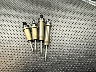 Vintage Team Associated RC10 Hard Anodized Shock Bodies x4 No Springs