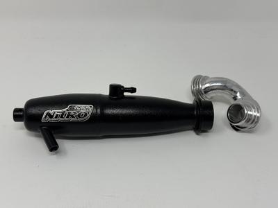 Team Orion Nitro Tuned Pipe and Manifold Black New RC10GT