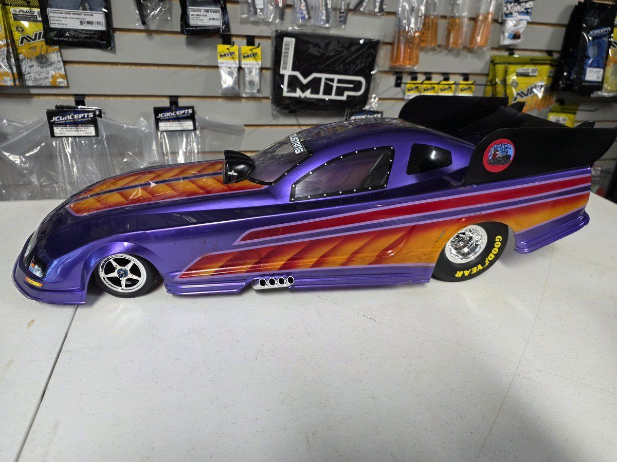 Traxxas 1/8 Funny Car Special Edition 69087-4 RTR TQi Red Aluminum Custom Body photo 2