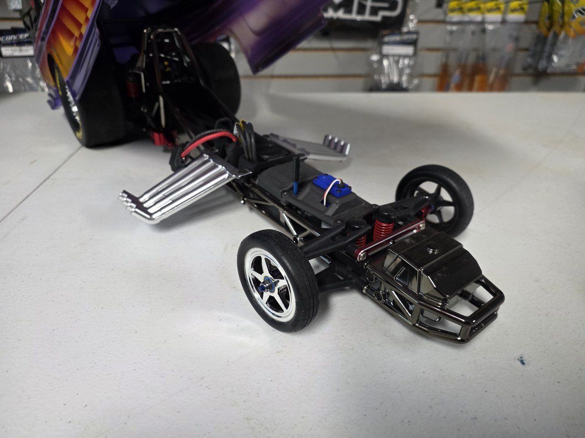 Traxxas 1/8 Funny Car Special Edition 69087-4 RTR TQi Red Aluminum Custom Body photo 6