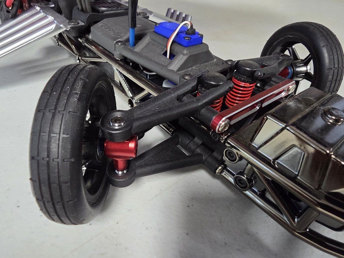 Traxxas 1/8 Funny Car Special Edition 69087-4 RTR TQi Red Aluminum Custom Body photo 7