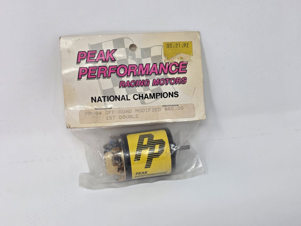 Vintage Peak Performance PP-84 15T Double Modified Motor Off-Road 1992 Sealed