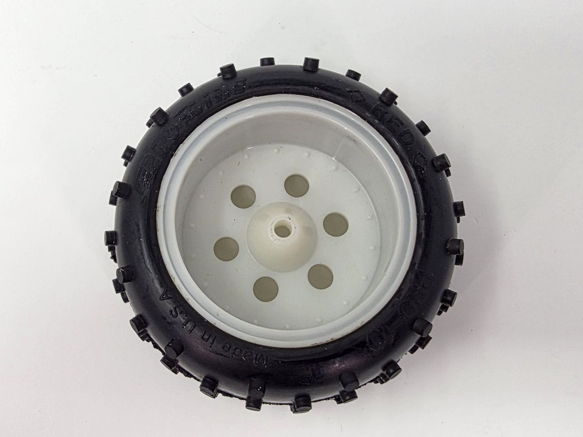 Vintage RC10 Wheels w/ Pro-Line Pro-10 Rear & Associated TQ-72 Front Tires photo 2