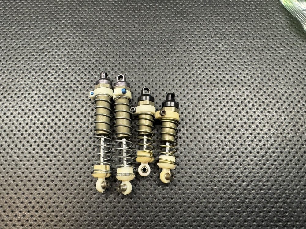 Vintage RC10 Shocks Set of 4 Hard Anodized