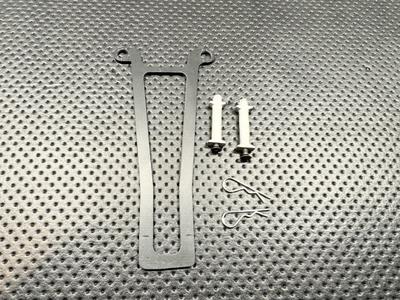 Vintage Team Associated RC10 Battery Brace w/ Wing Buttons and Body Clips
