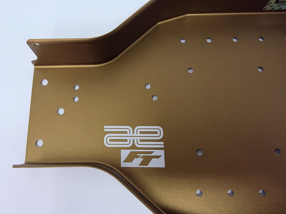 Team Associated 6721 RC10 FT Bronze Chassis & Nose Plate + 6726 Motor Plate New photo 4
