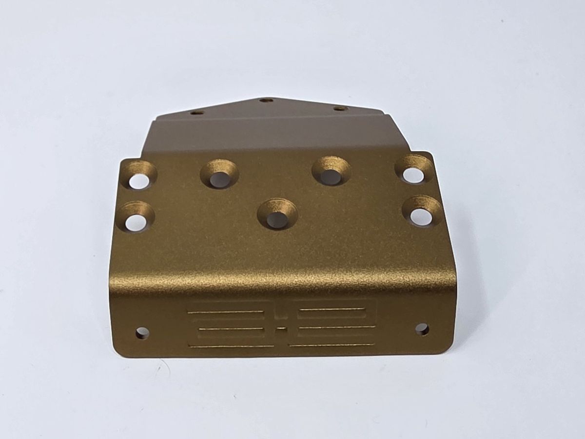 Team Associated 6721 RC10 FT Bronze Chassis & Nose Plate + 6726 Motor Plate New photo 6
