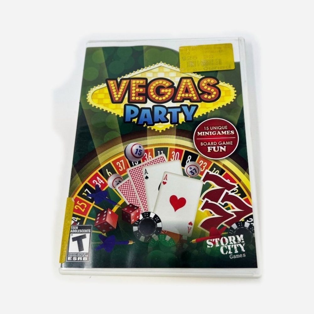 Nintendo Wii Game Lot of 5 Vegas Party Madden FIFA 08 Wii Fit Raving Rabbids 2